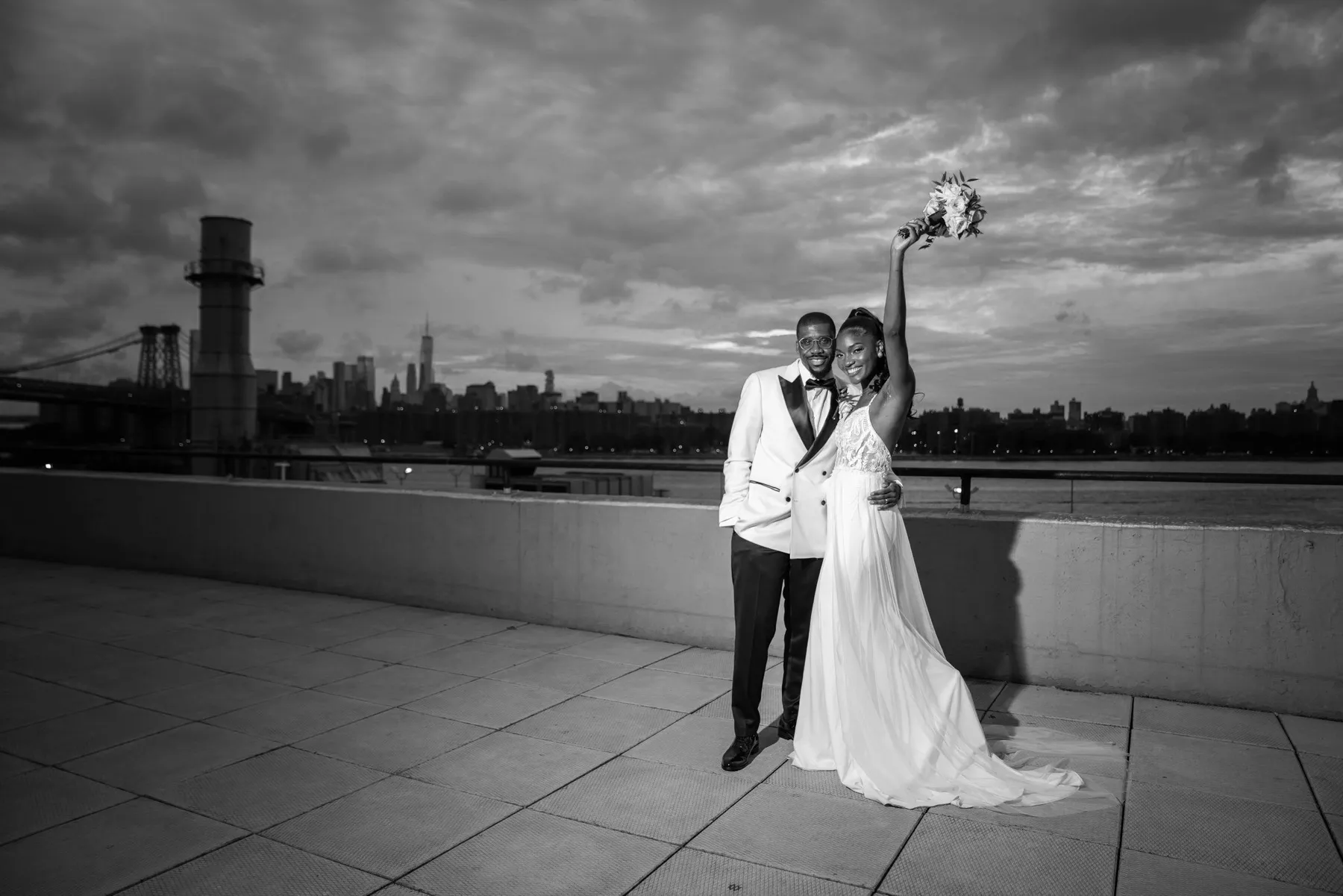 Arielle + Romell wedding cover photo