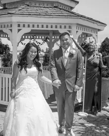 Stephanie and Justin at their Chateau La Mer wedding
